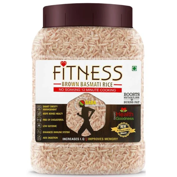 Fitness Brown Basmati Rice (Jar), 1kg to 4kg
