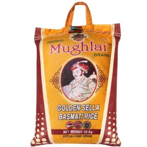 Mughlai Golden Sella Basmati Rice, 10 Kg