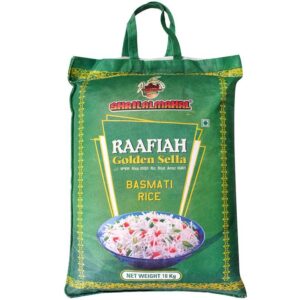 Raafiah Golden Sella Basmati Rice, 10 Kg