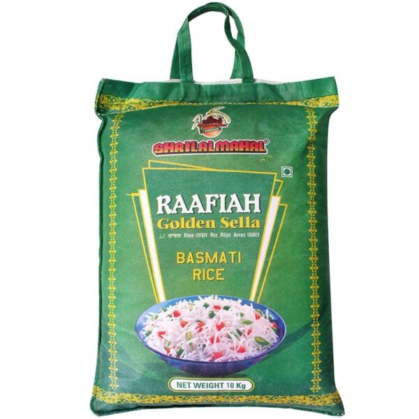 Raafiah Golden Sella Basmati Rice, 10 Kg